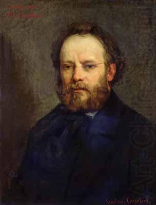 Portrait of Pierre Joseph Proudhon, Gustave Courbet